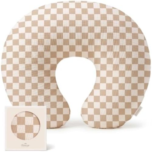 Konssy Muslin Nursing Pillow Covers, Soft Cover for Breastfeeding Pillows