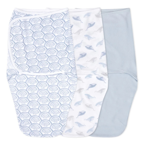 At Sea Easy Swaddle With No Zipper 0-3M | aden + anais