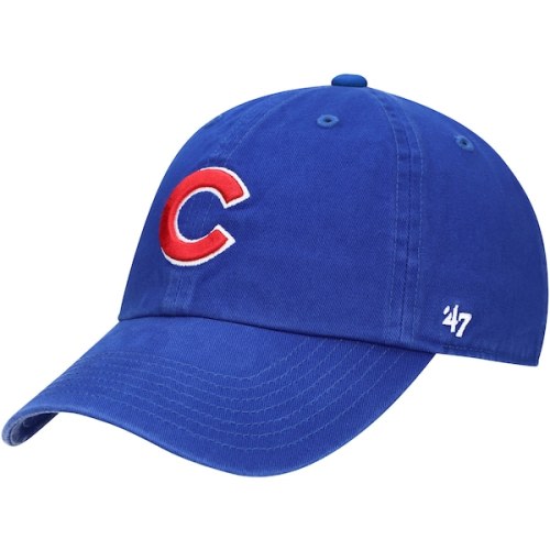 Chicago Cubs '47 Youth Team Logo Clean Up Adjustable Hat - Royal