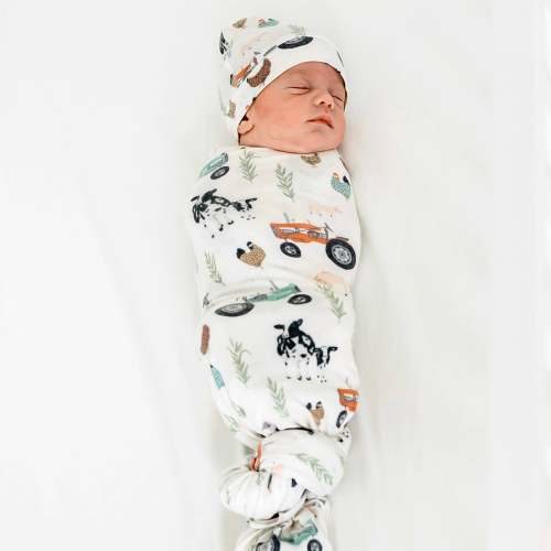 Knit Swaddle Blanket - Jo