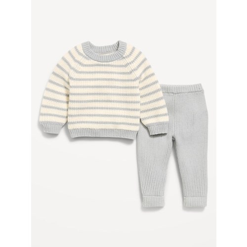 Cozy Ribbed Sweater and Leggings Set for Baby