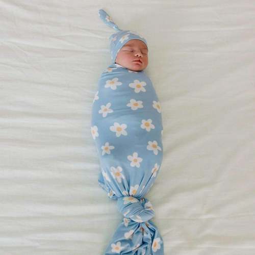 Knit Swaddle Blanket - Della