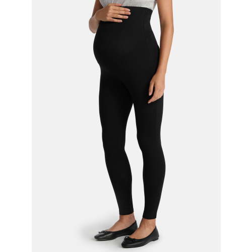 Time and Tru Women's Maternity Leggings, 27" Inseam, Size S-XXL