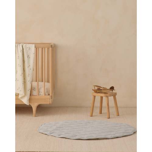 Woven Crib Sheet Birds
