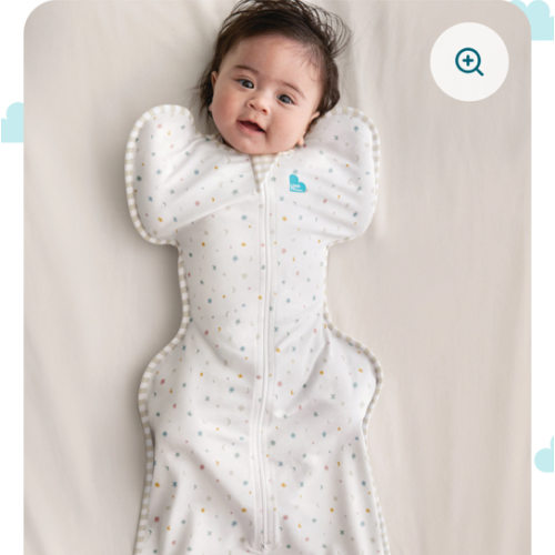 Swaddle Up™ 0.2 TOG Organic Cotton White Starlight
