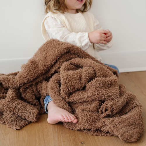 PECAN BAMBONI® RECEIVING BLANKETS-