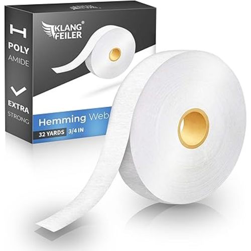 Klangfeiler® Iron on Hemming Tape - 0.75 INCH x 32 Yards - Extra Strong - Iron Required