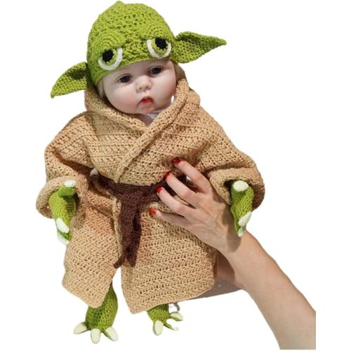 Newborn Photography Props Outfits Boy Girl Baby Crochet Outfits Handmade Infant Photo Shoot Knitted Baby Costume Sets