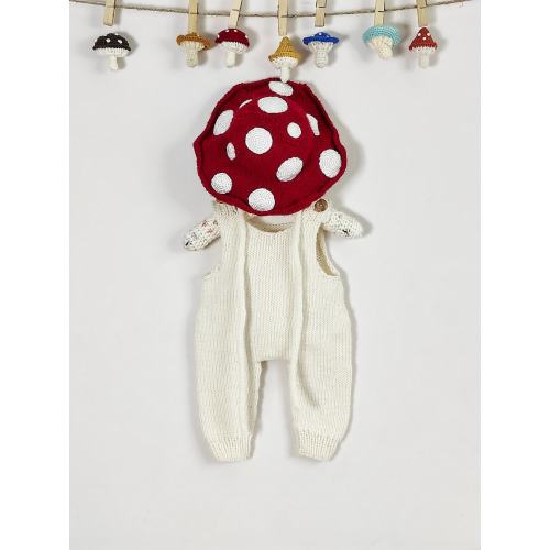 Newborn Mushroom Costume, Infant Baby Romper, Knitted Mushroom Bucket Hat, Mushroom Clothing, Little Mushroom Outfit, Baby Photo Prop, Gifts