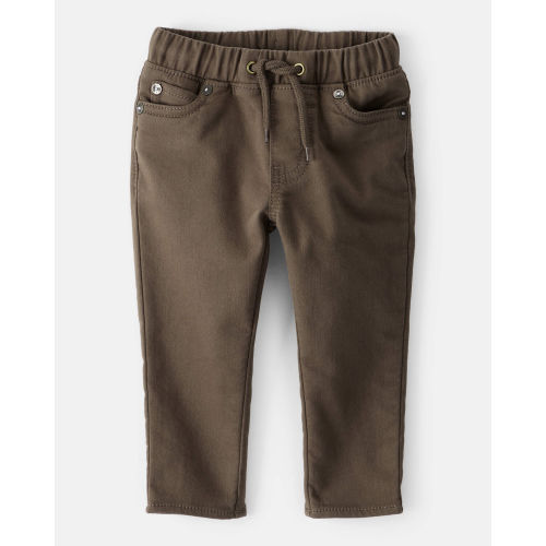 Baby Boy  Pull-On Slim Fit Pants - Brown - OshKosh B'gosh | Carter's