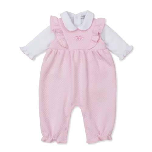 Billowy Bows Jacquard Overall Set