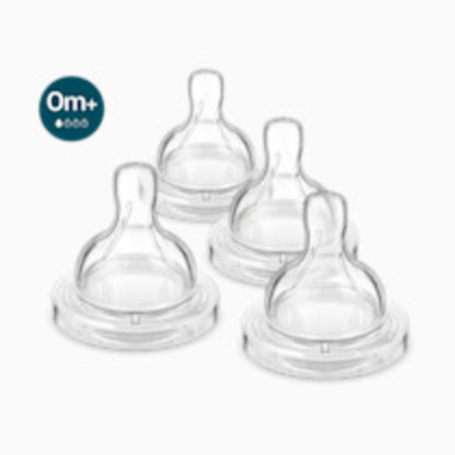 Philips Avent Anti-Colic Baby Bottle Nipples (4 Pack) - Level 1
