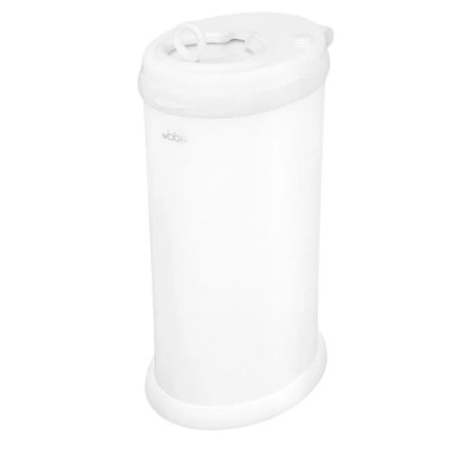 Ubbi Steel Diaper Pail (Matte White)