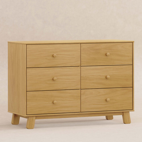 babyletto Hudson Modern 6-Drawer Assembled Double Dresser | Wayfair