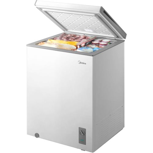 Midea MERC05C4BAWW 5.1 Cubic Feet Chest Freezer Cu.ft-Convertible, White