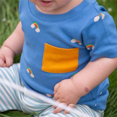Blue Rainbows Organic T-Shirt & Jogger Playset – Little Green Radicals