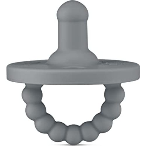 Ryan & Rose Cutie PAT Pacifier Teether (Stage 2, Charcoal)