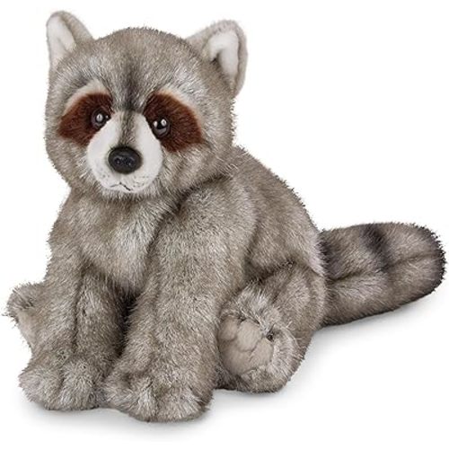 Bearington Rocko Plush Stuffed Animal Raccoon, 13 inches