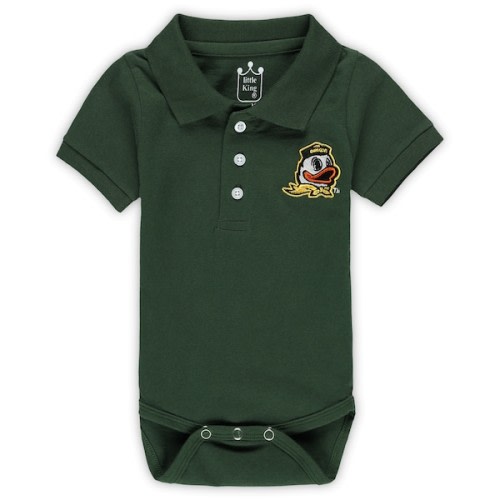 Infant Green Oregon Ducks Polo Bodysuit