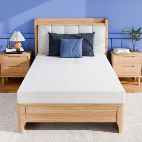 5" Twin Memory Foam Mattress for Kids, Cooling Gel, Medium-Firm, Washable Cover, Fiberglass Free, Bed in a Box
