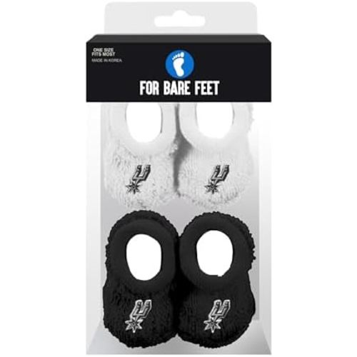FBF - Officially Licensed NBA Infant Bootie Socks 0-12 Months - 2 Pack