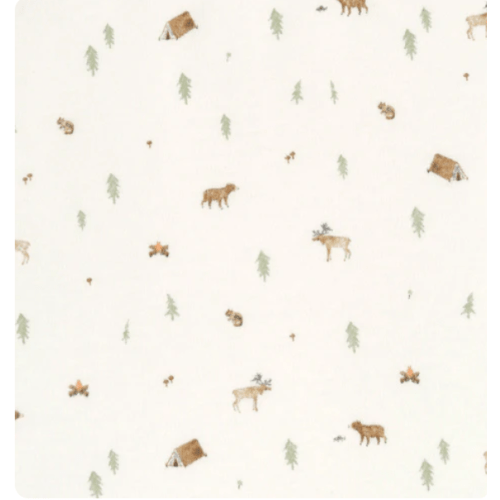 Campsite Print Cotton Swaddle Newborn