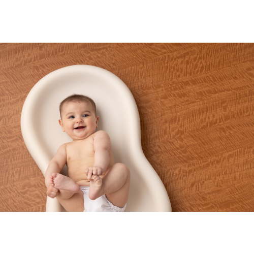 Keekaroo Baby Infant Peanut Changer, Vanilla - Clean, Safe Diaper Changing Pad