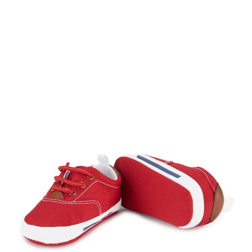 Baby Deer Kids' Canvas Lace-Up Crib Shoe Sneakers (Infant)