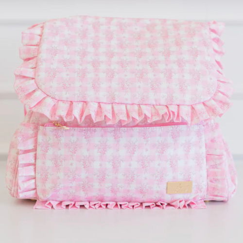 HOLLIS Ruffled Nylon Diaper Bag – Hollis
