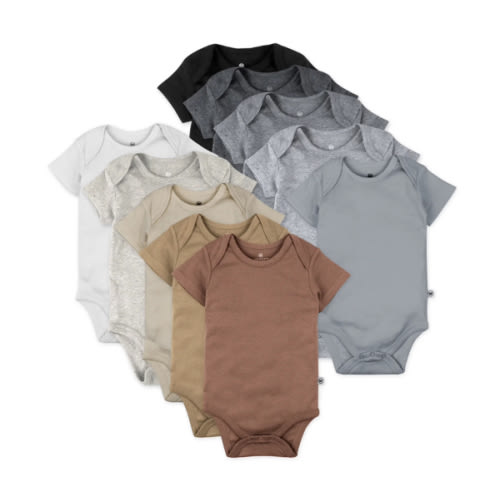 10-Pack Organic Cotton Short Sleeve Bodysuits | Honest Baby Clothing