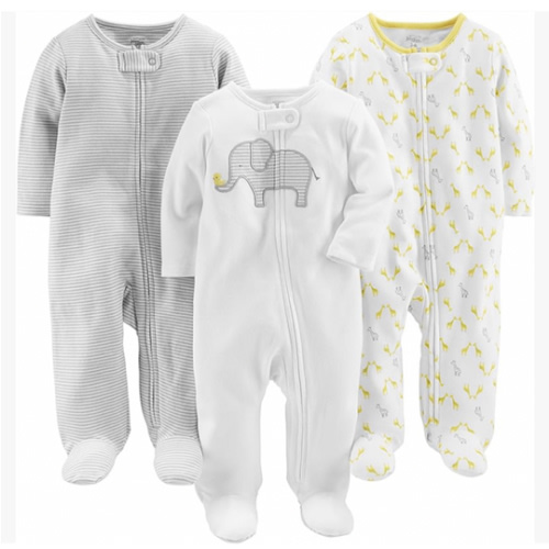 gender neutral baby footies