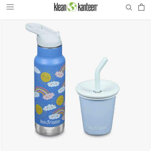 Kid's Sippy Cup and Water Bottle Set