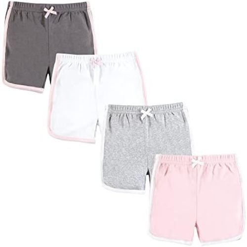 Hudson Baby Unisex Baby Shorts Bottoms 4-Pack