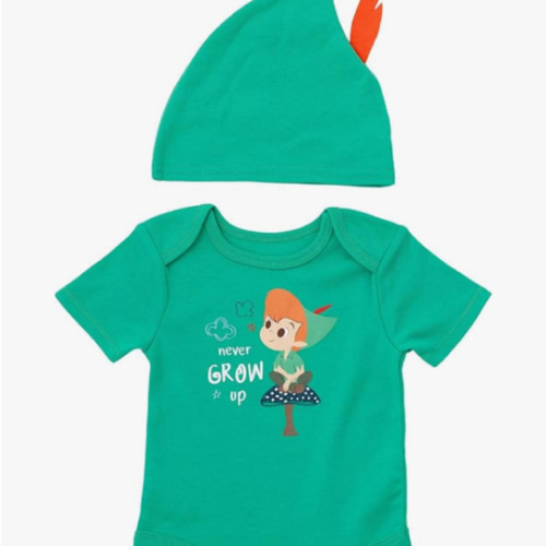 Disney Cosplay Baby Bodysuit and Hat Set Newborn to Infant Sizes (Newborn - 24 Months)