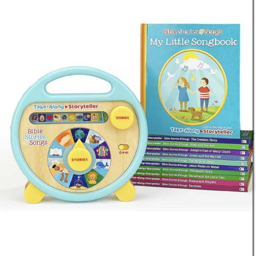 Bible Stories and Songs Interactive Electronic Take Along Storyteller with 11 Books (Little Sunbeams)