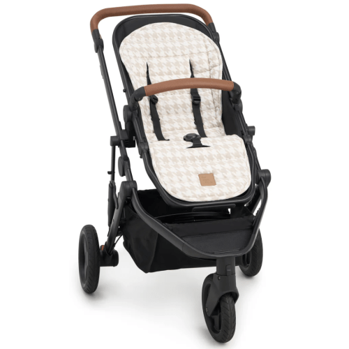 Houndstooth Universal Linen Pram Liner