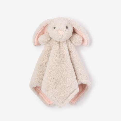 Bunny Baby Security Blanket TAUPE / 15x15