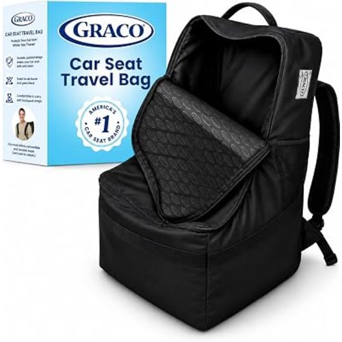 Graco Car Seat Travel Bag, Padded Water Resistant Backpack for Air Travel