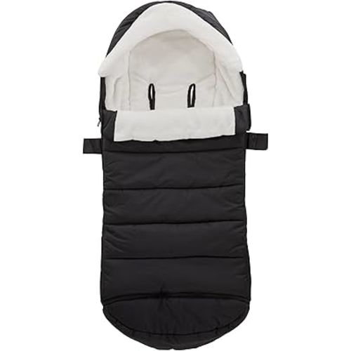 Buntting Bag Compatible with UPPAbaby Vista V2, V3, Vista, Cruz, Cruz V2, RumbleSeat, Ridge, Minu Strollers, Warm and ultra-plush Waterproof Bunting Bag. Universal, easily attaches to all strollers.