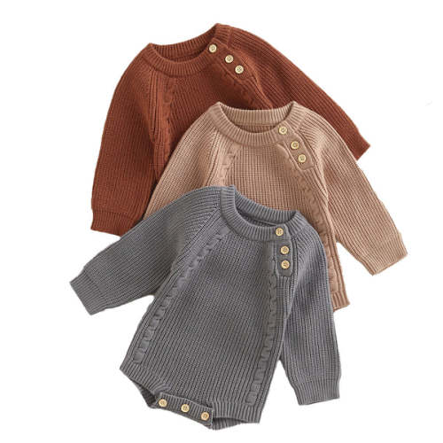 DAKOTA Knitted Romper - Hazel & Bo