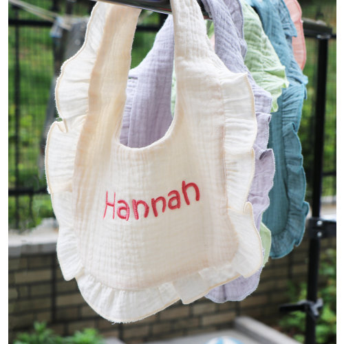 Personalized Baby Girl Bib|Embroidered Baby Bib|Monogrammed Baby Girl Bib|Custom Baby Girl Bib|Baby Girl Gift|Baby Shower Gift|Ruffle Bib