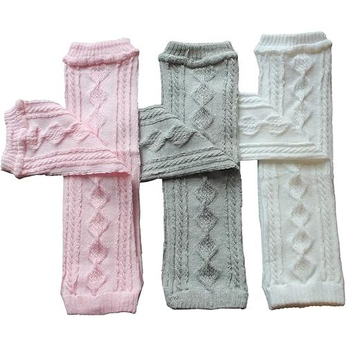 Toptim Unisex Baby Knitted Leg Warmers for Little Girls, Toddlers & Children