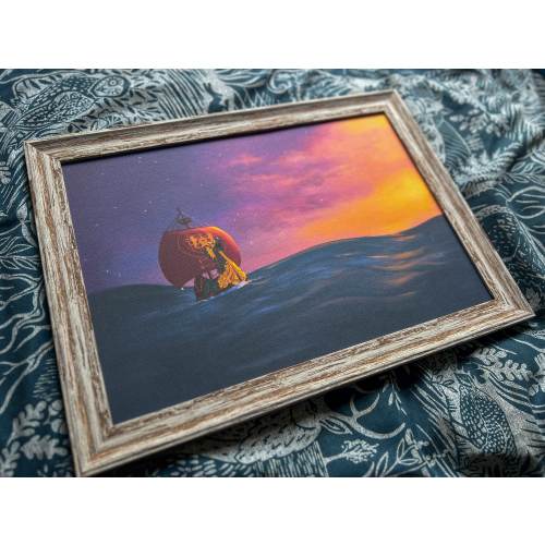 The Dawn Treader Painting Print | Narnia Gift | Art Print