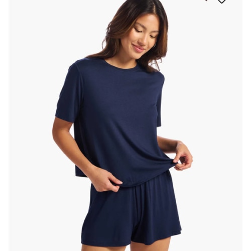 Pajama Short Set | Navy