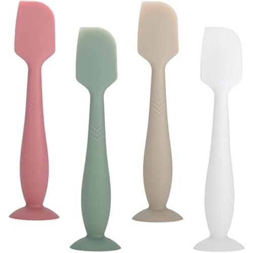 Baby Diaper Cream Spatula, 4Pack Silicone Butt Spatula Baby Paste Diaper Cream Applicator for Newborn Babies