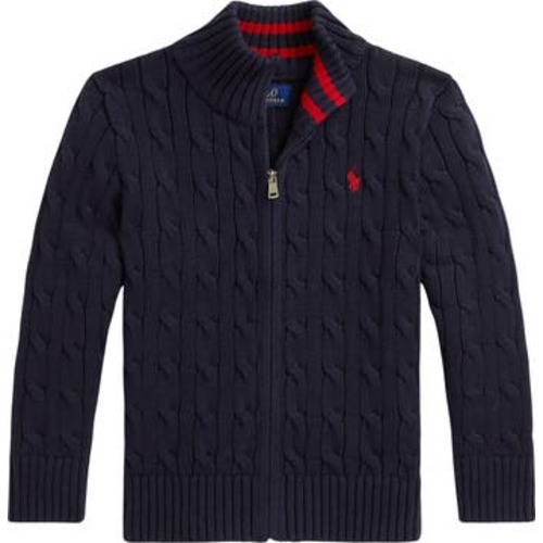 Cotton Cable Zip Cardigan, 3T