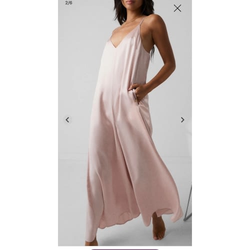 Washable Silk Elastic Strap Jumpsuit – Lunya