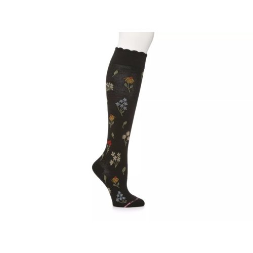 Dr. Motion Wildflower&nbsp;Everyday Women’s Compression Knee Socks - Free Shipping | DSW