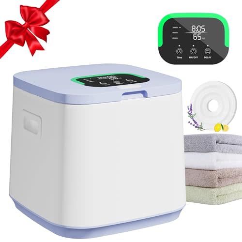 16L Small Towel Warmer Bucket for Bathroom, Luxury Towel Warmers for SPA, Hot Towel Heater, Great Gift Idea, 24H Delay Function, 1 Min Fast Heating, Fits A Large Towel, Bathrobes, Blankets-Blue