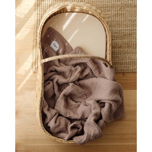 Muslin Bubble Blanket - Chocolate